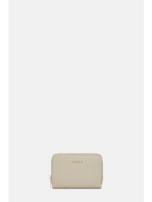 Vakko Mink Leather Wallet