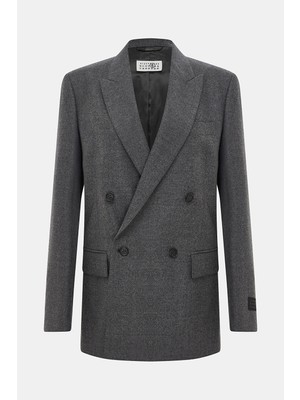 Maıson Margıela Mm6 Dark Grey Jacket