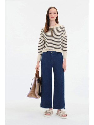 Vakko Fringed Jeans