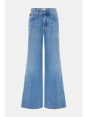 Jacob Cohen Blue Wide-Leg Jeans