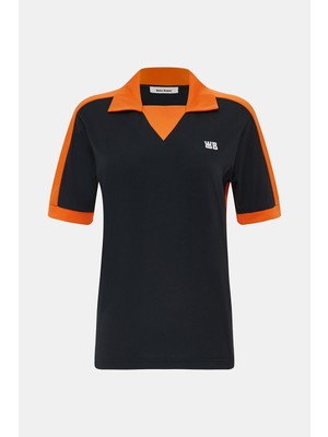 Wales Bonner Black Short Sleeve Blouse