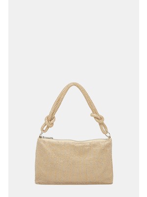 Vakko Gold Textured Bag