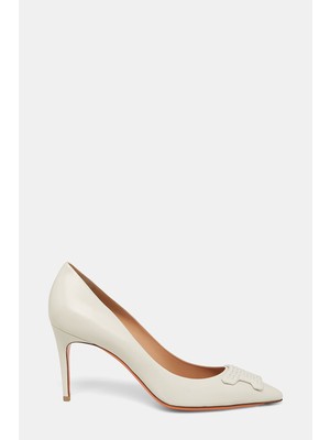 Vakko By Santonı White Leather Shoes