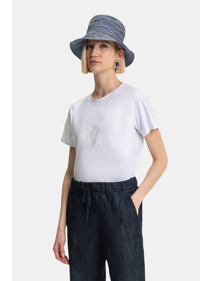 Vakko By Lorena Antonıazzı White T-Shirt