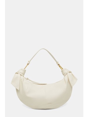 Coccınelle Ecru Leather Bag