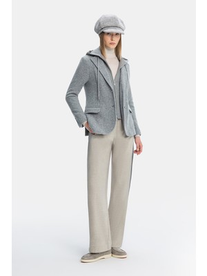 Vakko By Gran Sasso Beige Cashmere Trousers