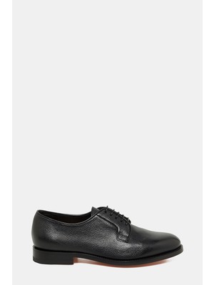 Santoni Santonı Black Lace-Up Shoes