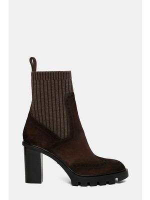 Santoni Santonı Brown Suede Boots