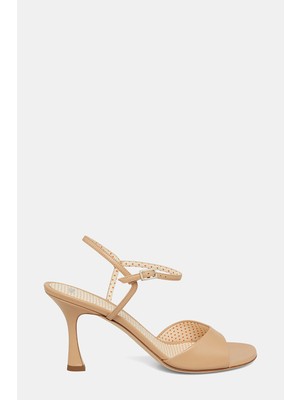 3 Juın Beige Leather Shoes
