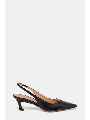Santoni Santonı Black Leather Shoes