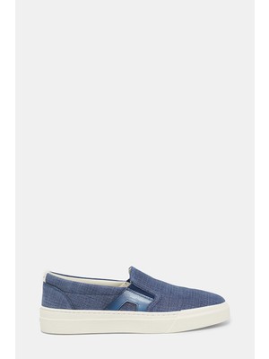 Santoni Santonı Indigo Leather Shoes