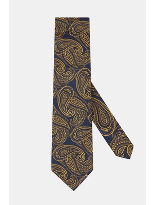 Vakko Patterned Silk Tie