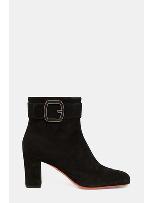 Santoni Santonı Black Suede Boots