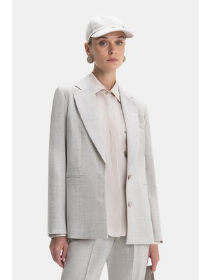 Vakko By Peserıco Beige Jacket