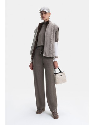 Vakko Mink Cashmere Trousers