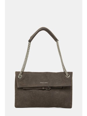Orciani Orcıanı Dark Grey Leather Bag