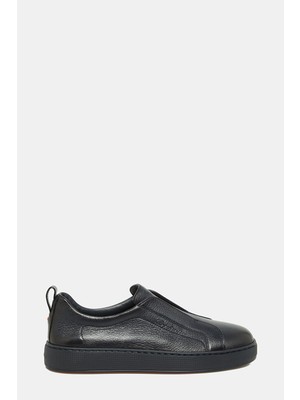 Santoni Santonı Slip-On Leather Sneakers