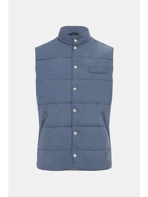 Vakko Blue Vest