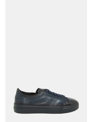 Santoni Santonı Lace-Up Leather Sneakers