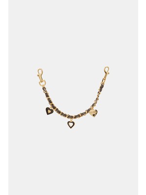 Vakko Gold Monogram Bag Accessories