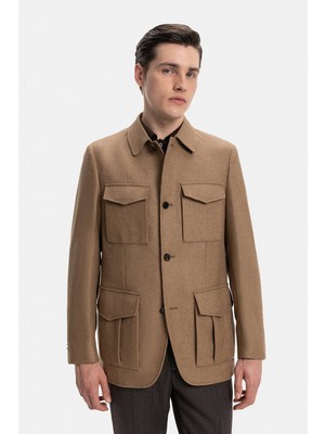 Vakko Camel Sport Coat