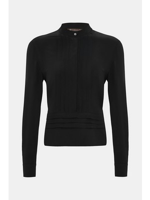 Vakko Black Blouse