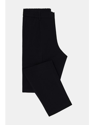 Vakko By Montecore Navy Single-Pleat Trousers