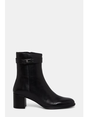 Vakko Black Leather Boots