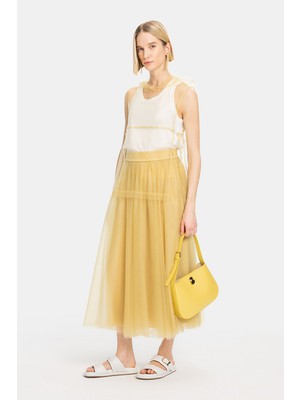 Fabiana Filippi Fabıana Fılıppı Yellow Skirt