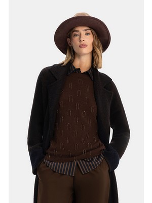 Vakko Navy Coat