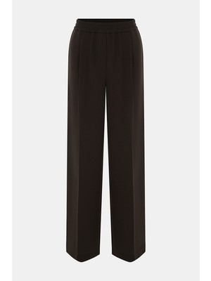 Vakko Brown Straight Leg Trousers