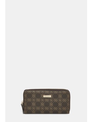 Vakko Brown Monogram Bag