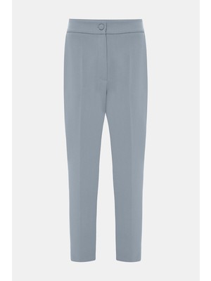 Vakko Light Blue Skinny Leg Pants