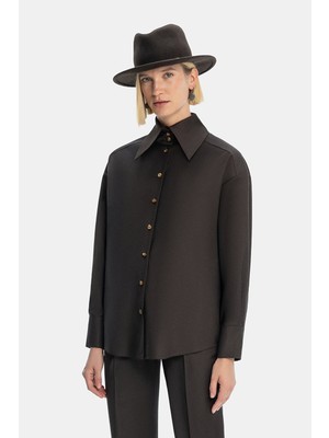 Vakko Brown Shirt