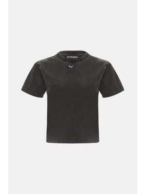 Ottolınger Black Crew Neck T-Shirt