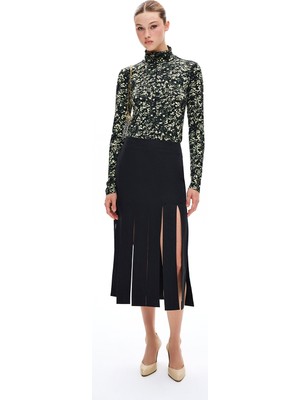 Proenza Schouler Black Long Sleeve Blouse