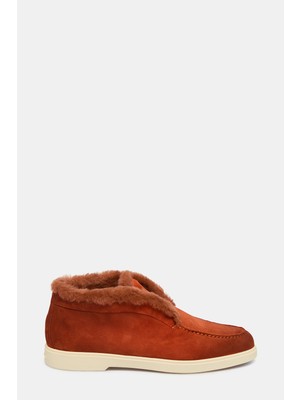 Santoni Santonı Orange Gradient Suede Shoes