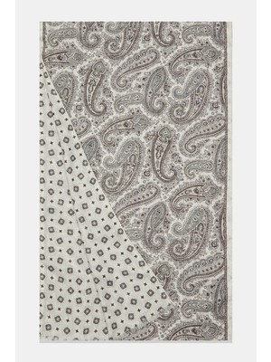 Vakko Patterned Silk Scarf