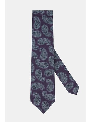 Vakko Patterned Silk Tie