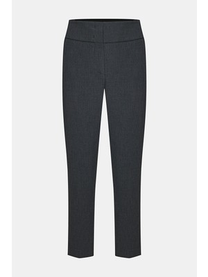 Vakko By Peserıco Anthracite Slim-Leg Trousers