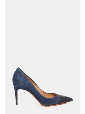 Santoni Santonı Navy Ombre Leather Shoes