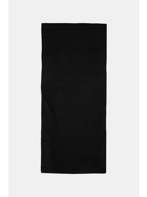 Vakko Chunky Knit Scarf