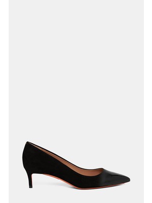 Santoni Santonı Black Suede Shoes