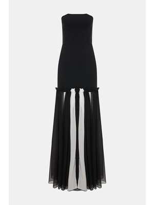 Nensi Dojaka Black Maxi Dress