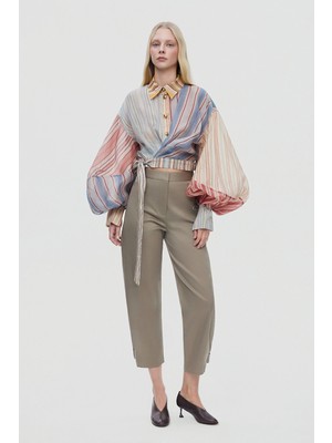 Proenza Schouler Stone Straight-Leg Trousers