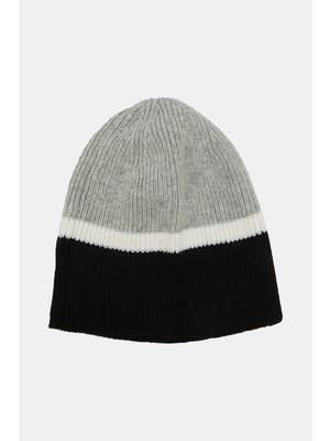 Cıntellı E Galluzzo Grey Beanie