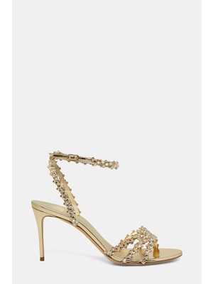 Casadei Casadeı Gold Leather Shoes