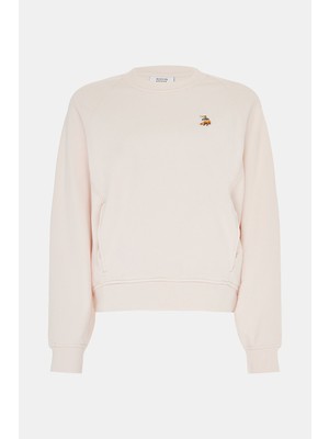 Maison Kitsune Maıson Kıtsune Powder Pink Sweatshirt
