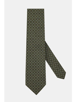 Vakko Patterned Silk Tie