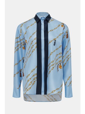 Vakko Blue Shirt